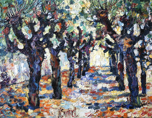 ALLEY IN FLAVIGNY-SUR-OZERAIN.1. Nicolai Ostapenco (N.Swiristuhi)