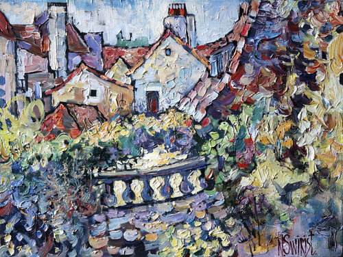Old roofs in Carennac. Nicolai Ostapenco (N.Swiristuhi)