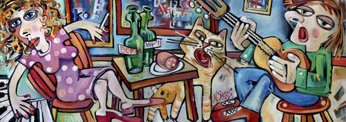 Songs of an art studio. Trio. Nicolai Ostapenco (N.Swiristuhi)