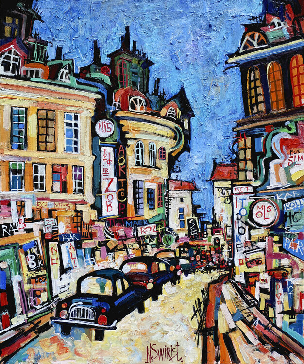 Paris and color night. Nicolai Ostapenco (N.Swiristuhi)