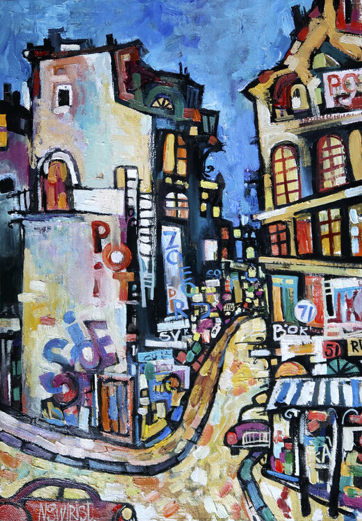 Night windows of Paris.4. Nicolai Ostapenco (N.Swiristuhi)
