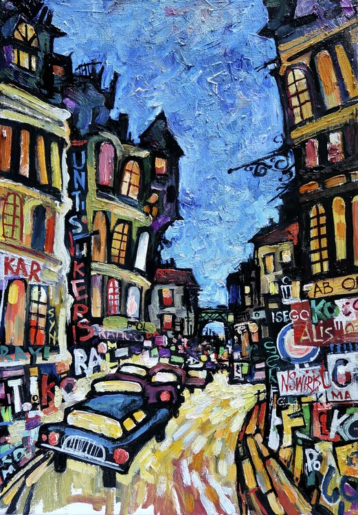 Night windows of Paris. 7. Nicolai Ostapenco (N.Swiristuhi)