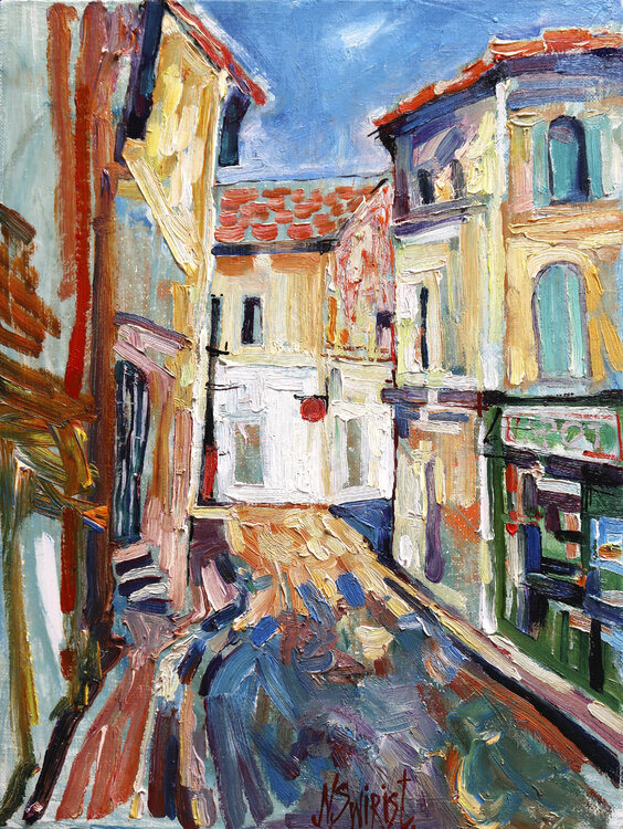 Street in Arles. Nicolai Ostapenco (N.Swiristuhi)