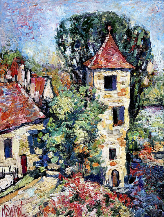 Old mill in Сarennac. Nicolai Ostapenco (N.Swiristuhi)