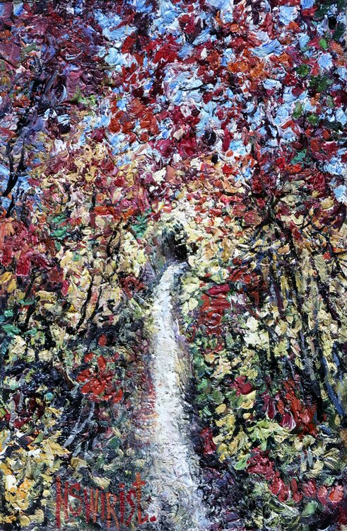 Autumn path. Nicolai Ostapenco (N.Swiristuhi)