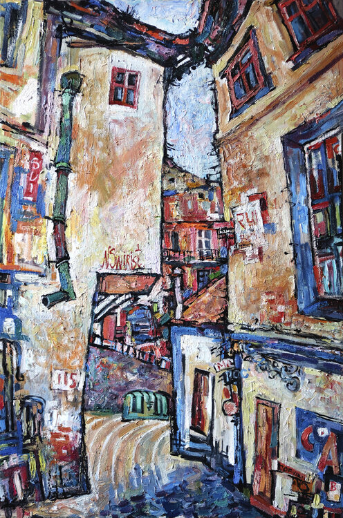 Streets of Cudillero.1 Nicolai Ostapenco (N.Swiristuhi)