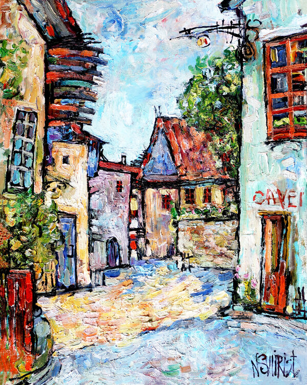 Street in Provence. Nicolai Ostapenco (N.Swiristuhi)