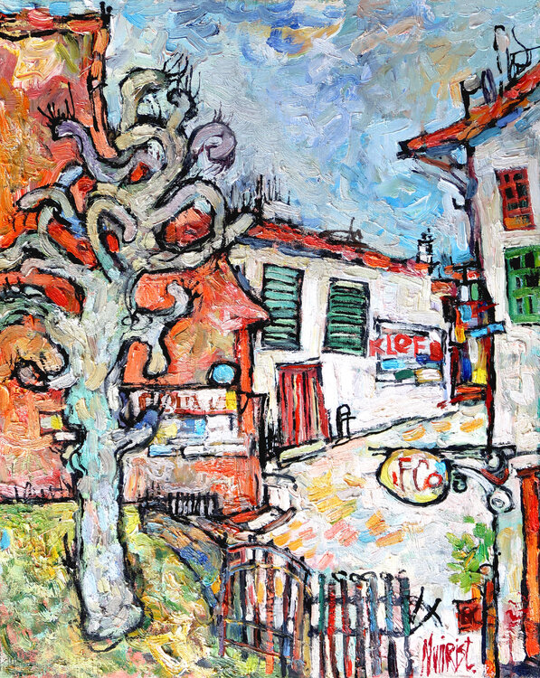 Plane trees in Provence. Nicolai Ostapenco (N.Swiristuhi)
