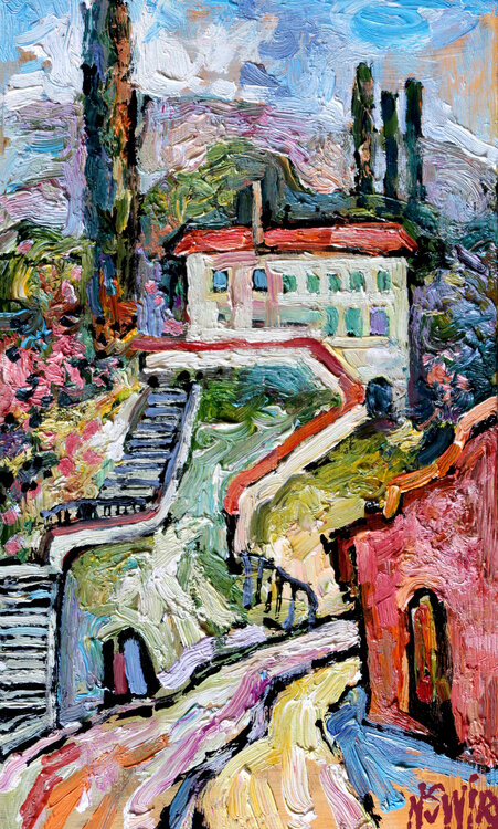 Boulevard Garavan. Menton. Nicolai Ostapenco (N.Swiristuhi)