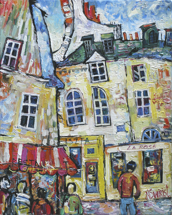 PARIS. RUE DES HOSPITALIÈRES SAINT-GERVAIS. Nicolai Ostapenco (N.Swiristuhi)