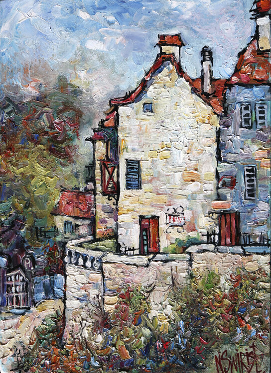 In the valley of the Dordogne river. Nicolai Ostapenco (N.Swiristuhi)