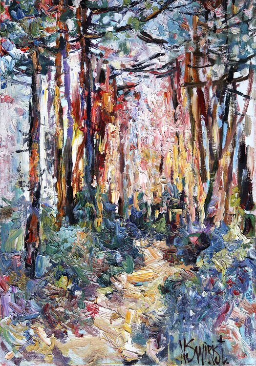 Pine path. 1. Nicolai Ostapenco (N.Swiristuhi)