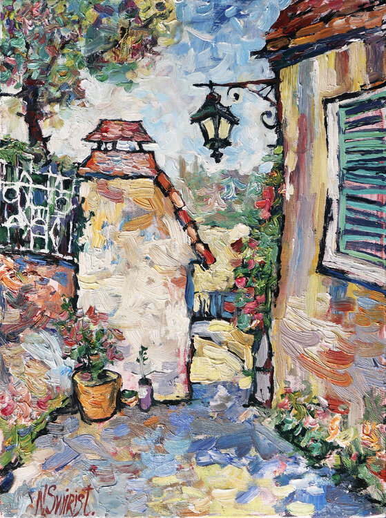 Street in Loubressac. Nicolai Ostapenco (N.Swiristuhi)