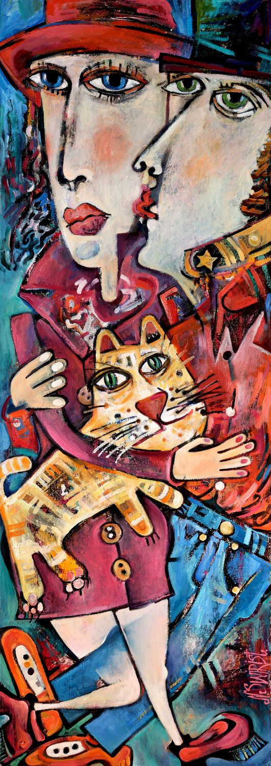 Walking with the Ginger Cat. Nicolai Ostapenco (N.Swiristuhi)