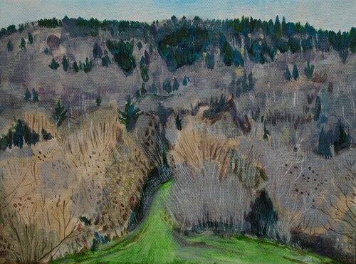 Landscape 2 van Ana Markovic, Schilderij te koop op Singulart