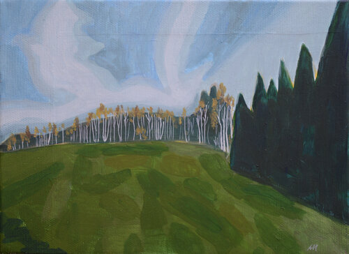 Landscape 6 - Northener van Ana Markovic, Schilderij te koop op Singulart
