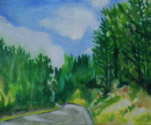 Into the Unknown di Ana Markovic, Pittura in vendita su Singulart