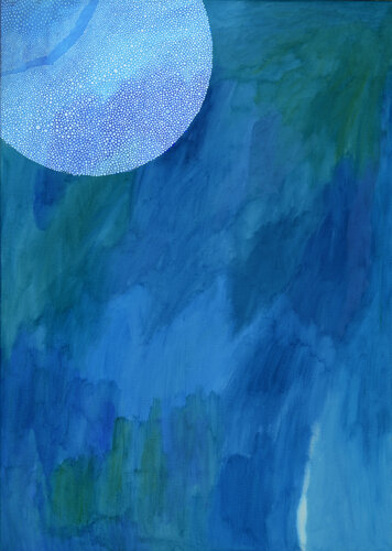 Balance in Blue de Ana Markovic, Pintura a la venta en Singulart