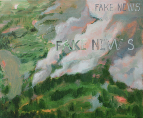 Fake News de Ana Markovic, Pintura a la venta en Singulart