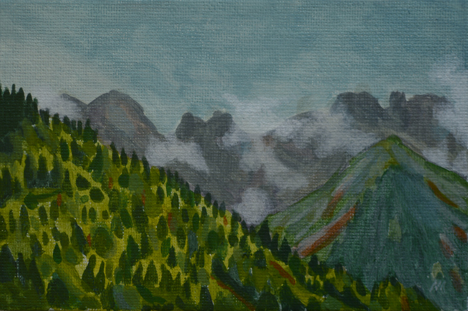 Landscape 7 - Among the Clouds Ana Markovic