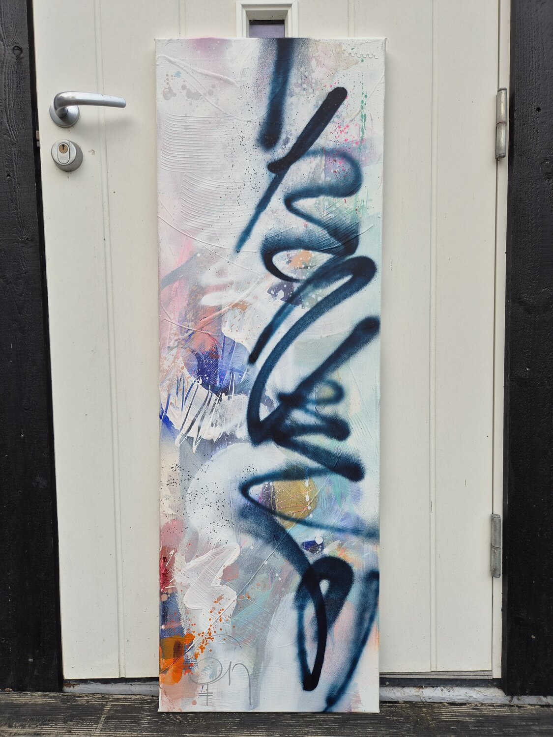 Northern Lights door Carine Van Hee (2025) : Schilderij Acryl, Spuitverf op  Canvas - Singulart, image size:1125x1500