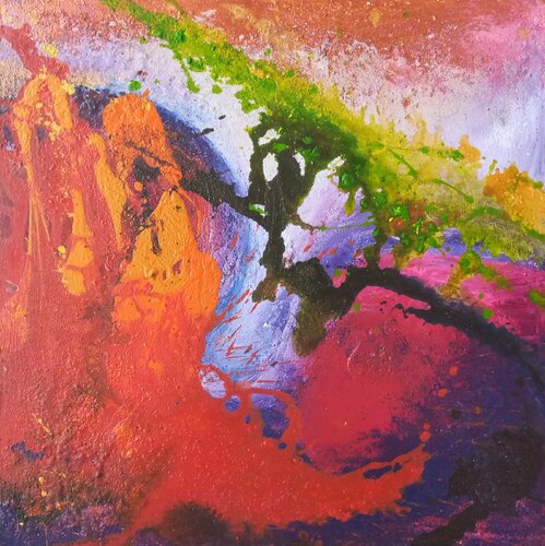 Women with Wings - #33 by Carine Van Hee, 회화 for Sale on Singulart