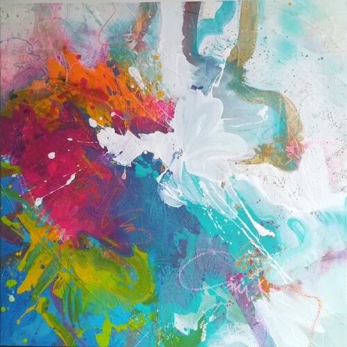 I am radiant by Carine Van Hee, 회화 for Sale on Singulart