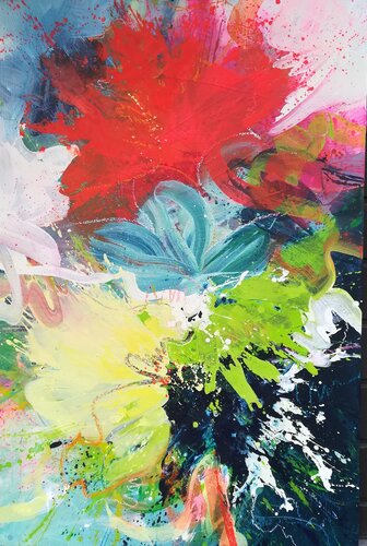 I have the strength by Carine Van Hee, 회화 for Sale on Singulart
