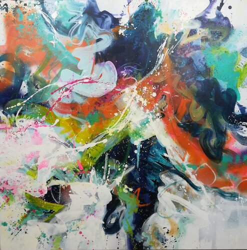 I am Victorious par Carine Van Hee, Peinture en vente sur Singulart