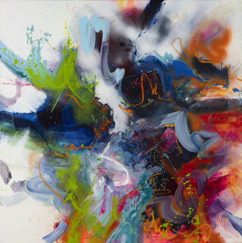 Fan the flames by Carine Van Hee, 회화 for Sale on Singulart