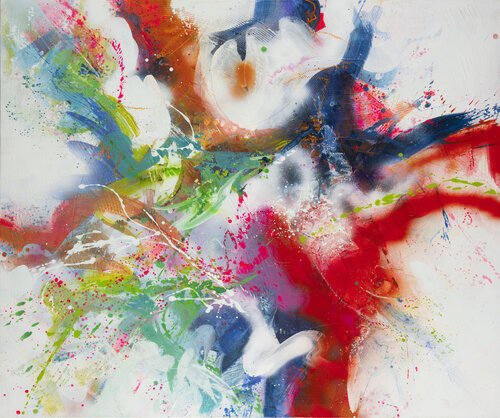 Feel the lifeforce van Carine Van Hee, Schilderij te koop op Singulart