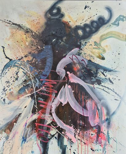 BRING IT ON van Carine Van Hee, Schilderij te koop op Singulart