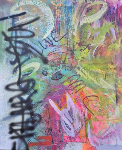 LOVE ME by Carine Van Hee, 회화 for Sale on Singulart