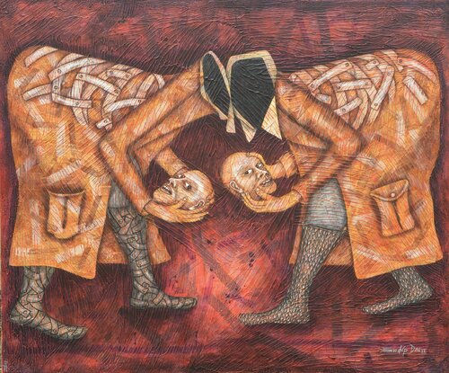 Cogitation-2 di Sudip Das, Pittura in vendita su Singulart