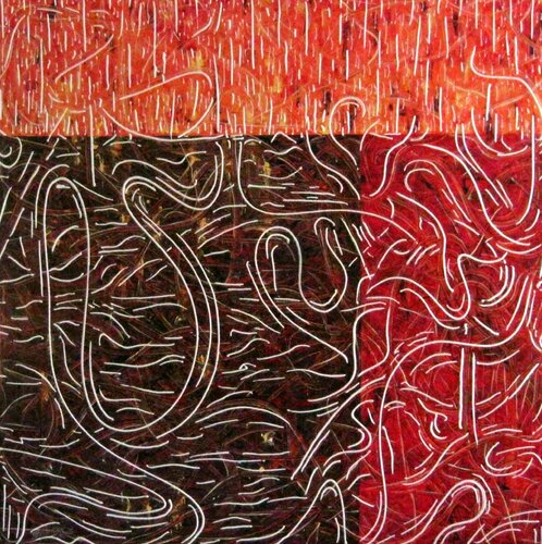 Organge Rising van Vincent Keele, Schilderij te koop op Singulart