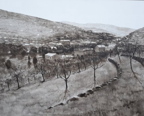 VALLE DEL JERTE van Rafael Carrascal García, Schilderij te koop op Singulart