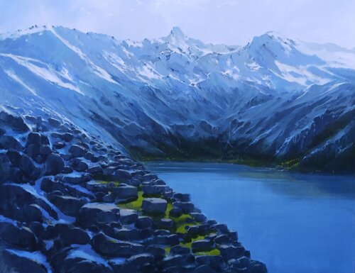 paisaje imposible 34. by Rafael Carrascal García, Painting for Sale on Singulart