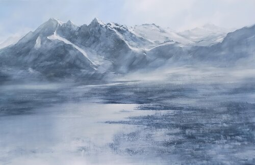 paisaje imposible 38 van Rafael Carrascal García, Schilderij te koop op Singulart