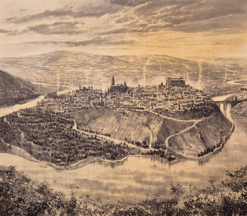 TOLEDO 1519 van Rafael Carrascal García, Schilderij te koop op Singulart