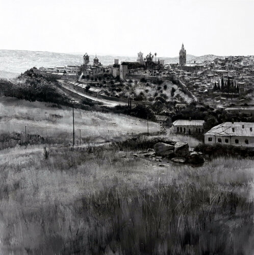 JEREZ DE LOS CABALLEROS 2019. von Rafael Carrascal García, Malerei kaufen auf Singulart