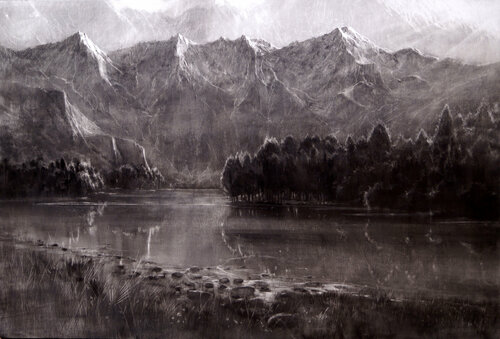 PAISAJE IMPOSIBLE XII van Rafael Carrascal García, Schilderij te koop op Singulart