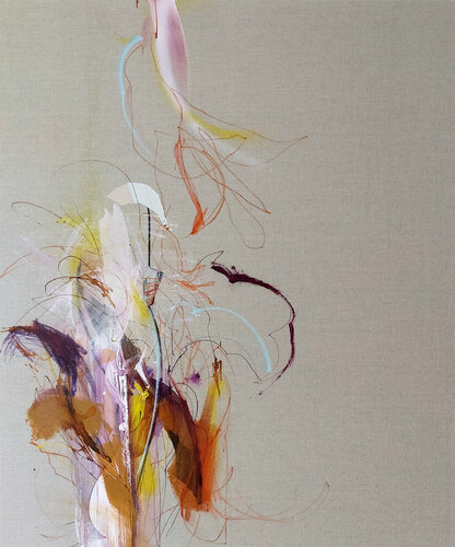 Dancing with myself b by Birgit Fechner, Painting for Sale on Singulart