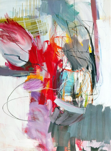 Adventurous Journey by Birgit Fechner, Painting for Sale on Singulart
