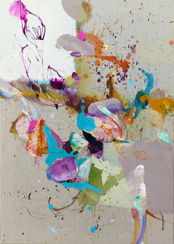 Rooted III by Birgit Fechner, Painting for Sale on Singulart