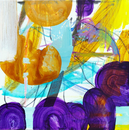 Dialog a von Birgit Fechner, Malerei kaufen auf Singulart