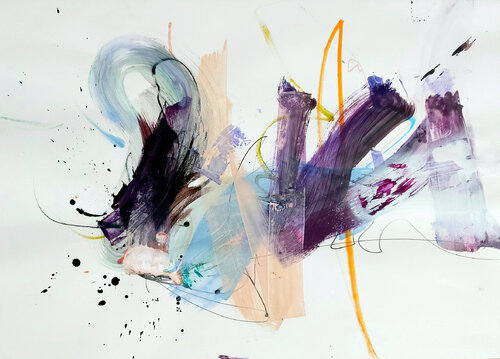 In the Mood par Birgit Fechner, Œuvre sur papier en vente sur Singulart