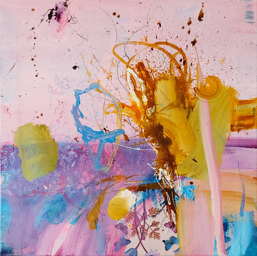 A non-linear story II by Birgit Fechner, Painting for Sale on Singulart