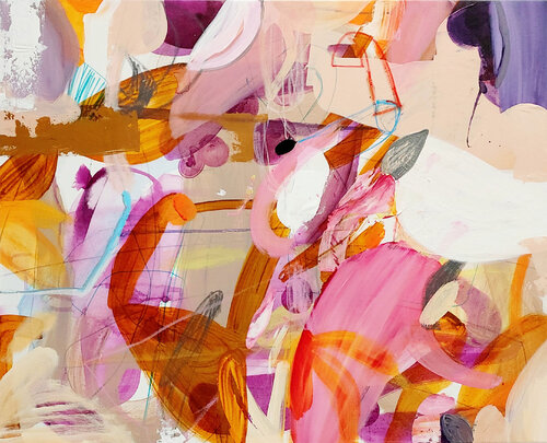 Taking on a journey II by Birgit Fechner, Painting for Sale on Singulart