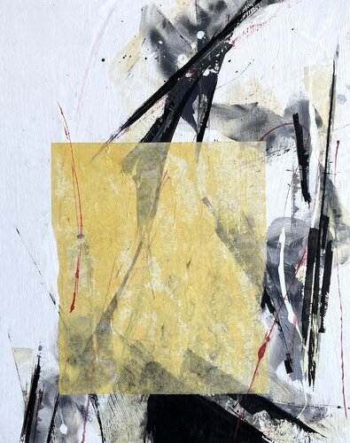 Imperfect as Essential I van David Drain, Schilderij te koop op Singulart