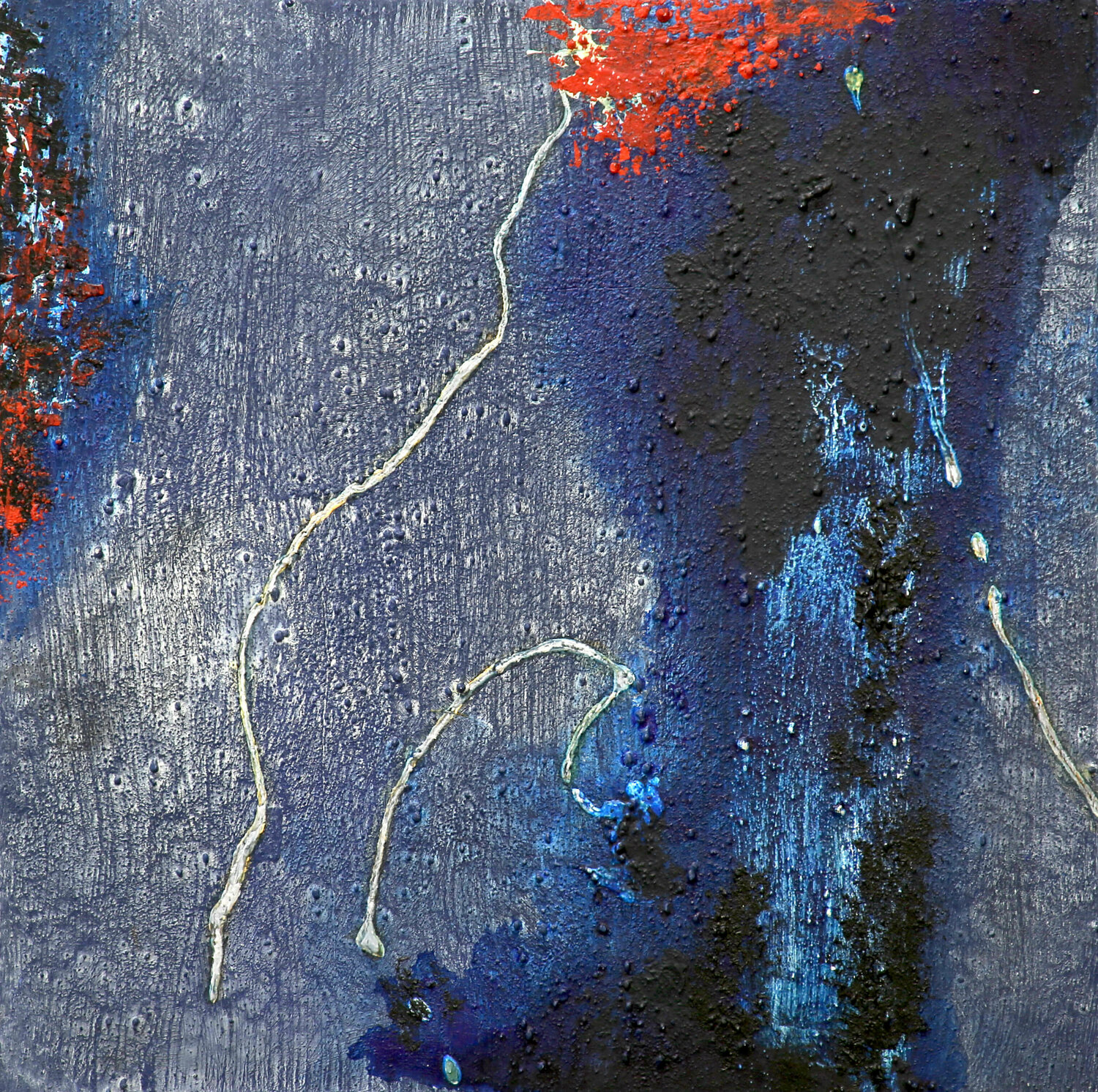 Prussian Blue and Line V David Drain